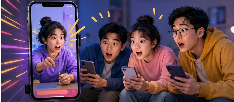 Hook video ngắn thu hút sự chú ý trên điện thoại